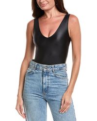 Commando - Matte Metallic Deep-V Bodysuit - Lyst