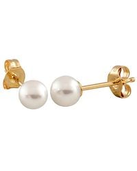 Splendid - 14k 4-4.5mm Freshwater Pearl Studs - Lyst