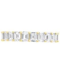 Sterling Forever - 14K Cz Rio Baguette Ring - Lyst