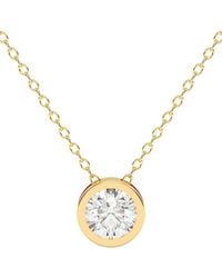 Lab Grown Diamonds - 14K 1.00 Ct. Tw. Lab-Grown Diamond Necklace - Lyst