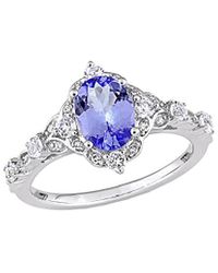 Rina Limor 14k 1.75 Ct. Tw. Diamond & Gemstone Ring - Blue