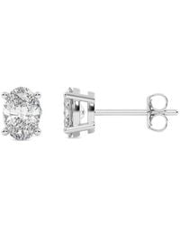Lab Grown Diamonds - 14K 0.50 Ct. Tw. Lab-Grown Diamond Earrings - Lyst