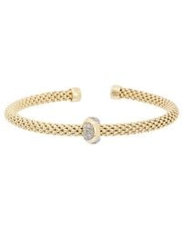 Meshmerise - Mesh 0.25 Ct. Tw. Diamond Bangle Bracelet - Lyst