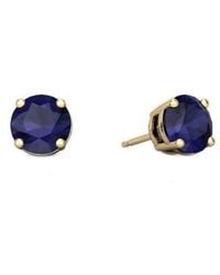 Forever Creations USA Inc. - Signature Collection 14K 2.00 Ct. Tw. Sapphire Studs - Lyst