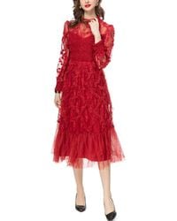 Lanelle - Midi Dress - Lyst