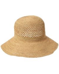 Bruno Magli - Packable Floppy Crochet Hat - Lyst