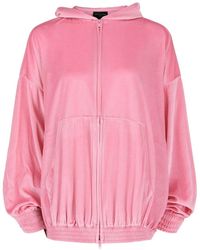 Balenciaga - Bb Paris Zip-Up Hoodie - Lyst