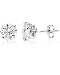 Amairah - 14K 4.00 Ct. Tw. Lab-Grown Diamond Earrings - Lyst