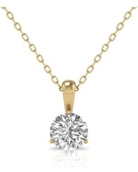 Diana M. Jewels - Diana M. 14K 4.00 Ct. Tw. Lab-Grown Diamond Pendant Necklace - Lyst