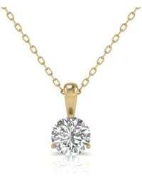 Diana M. Jewels - Diana M. 14K 4.00 Ct. Tw. Lab-Grown Diamond Pendant Necklace - Lyst