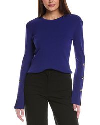 St. John - Fine Gauge Knit Sweater - Lyst