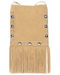 Tiffany & Fred Paris - Suede Fringe Crossbody - Lyst