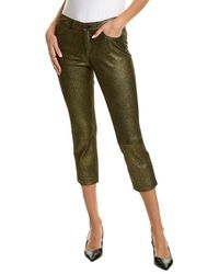 Lafayette 148 New York - Cropped Mercer Leather Pant - Lyst