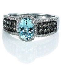 Le Vian - Le Vian 14k 2.61 Ct. Tw. Diamond & Aquamarine Ring - Lyst