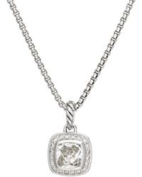 David Yurman - 0.17 Ct. Tw. Diamond & Topaz Pendant Necklace (Authentic Pre-Owned) - Lyst