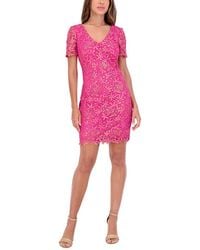 Kensie - Embellished Mini Dress - Lyst