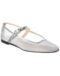 Le Monde Beryl - Mesh & Leather Mary Jane Flat - Lyst