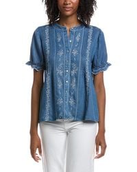 Nanette Lepore - Embroidered Blouse - Lyst