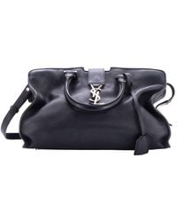 Saint Laurent - Leather Monogram Cabas Downtown Small (Authentic Pre- Loved) - Lyst