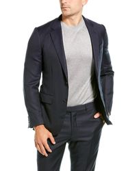 Ermenegildo Zegna 2pc Wool Suit With Flat Pant - Blue