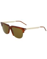 Saint Laurent Sl420 53mm Sunglasses - Brown