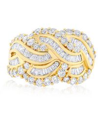 Diana M. Jewels - Fine Jewelry 18k 2.00 Ct. Tw. Diamond Half-set Ring - Lyst