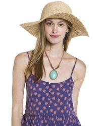 San Diego Hat - Signature Large Brim Raffia Hat - Lyst