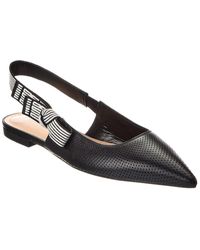 Dior - Toujours Leather Slingback Flat - Lyst