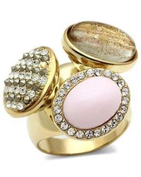 Alamode Jewelry - Plated Ring - Lyst