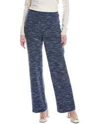 St. John - Stretch Tweed Jersey Pull-On Pant - Lyst