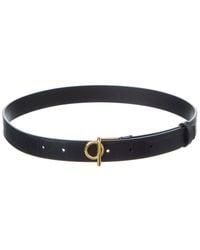 Burberry - Rocking Horse Leather Belt - Lyst