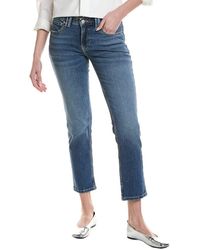Free People - We The Free Oracle Low-Rise Slim Straight Jean - Lyst