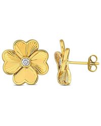 Rina Limor - 10k 0.14 Ct. Tw. Diamond Earrings - Lyst
