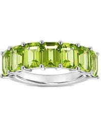 Diana M. Jewels - Fine Jewelry 14k Peridot Half-eternity Ring - Lyst