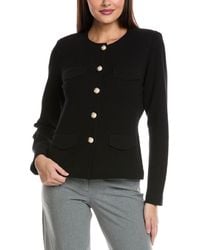 St. John - Punto Riso Knit Jacket - Lyst