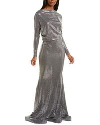 Issue New York - Off-The-Shoulder Sequin Gown - Lyst