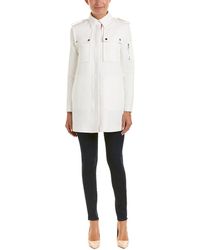 Moncler Lera K Cotton Coat - White
