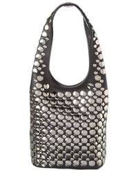 Isabella Rossetti - Alice Studded Leather Shoulder Bag - Lyst