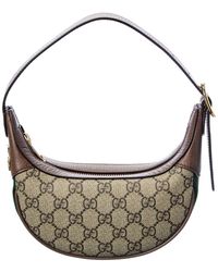 Gucci - Ophidia Mini GG Supreme Canvas & Leather Shoulder Bag - Lyst