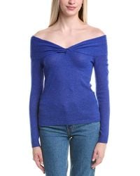 Autumn Cashmere - Off-The-Shoulder Cashmere Sweater - Lyst