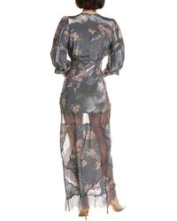 Cynthia Rowley Lure Lace Silk Dress in Natural | Lyst