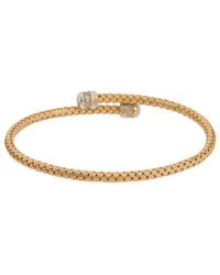 Meshmerise - 18K Over 0.15 Ct. Tw. Diamond Mesh Bangle Bracelet - Lyst