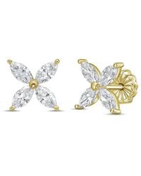 Diana M. Jewels - Diana M. 14K 2.00 Ct. Tw. Lab-Grown Diamond Stud Earrings - Lyst