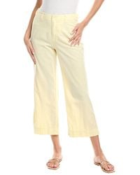Michael Stars - Geraldine Straight Leg Linen-Blend Pant - Lyst