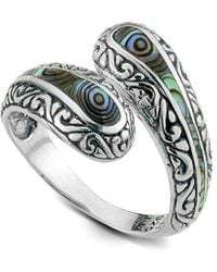 Samuel B. - Silver 3.16 Ct. Tw. Abalone Bypass Ring - Lyst