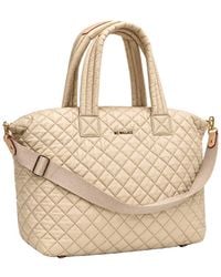 MZ Wallace - Large Metro Nylon & Leather Tote Deluxe - Lyst