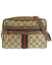 Gucci - Coated/Waterproof Canvas Sherry Line Shoulder Bag (Authentic Pre- Loved) - Lyst