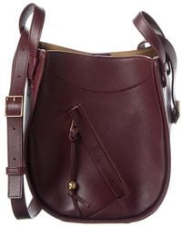 Loewe - Hammock Slice Leather Hobo Bag - Lyst