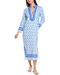 Sail To Sable - Classic Linen-Blend Maxi Tunic - Lyst