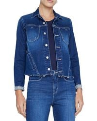 L'Agence - Janelle Slim Raw Jacket - Lyst